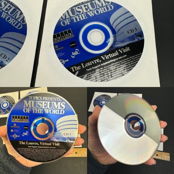 5 Vtg 2003 Topic Presents Museums of the World Virtual Visit Comp PC CD rom READ - Picture 6 of 7